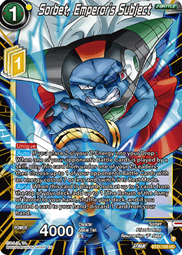 Sorbet, Emperor's Subject
