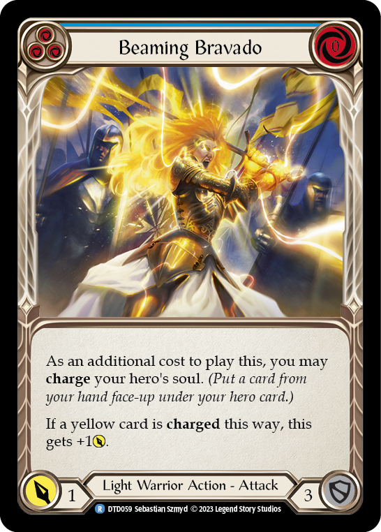 Beaming Bravado - Blue