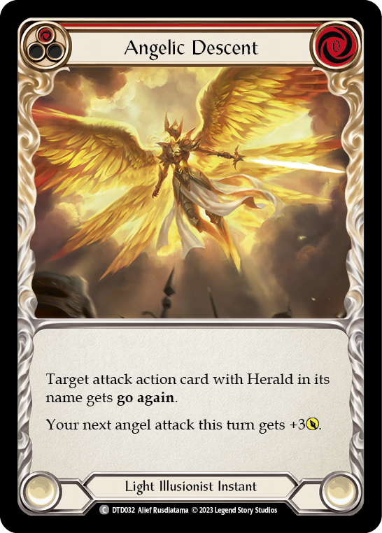 Angelic Descent - Red
