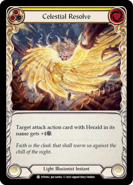 Celestial Resolve - Yellow