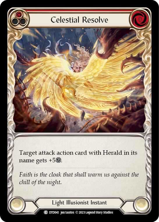 Celestial Resolve - Red
