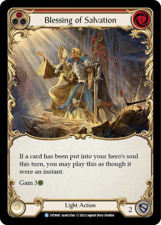 Blessing of Salvation - Red