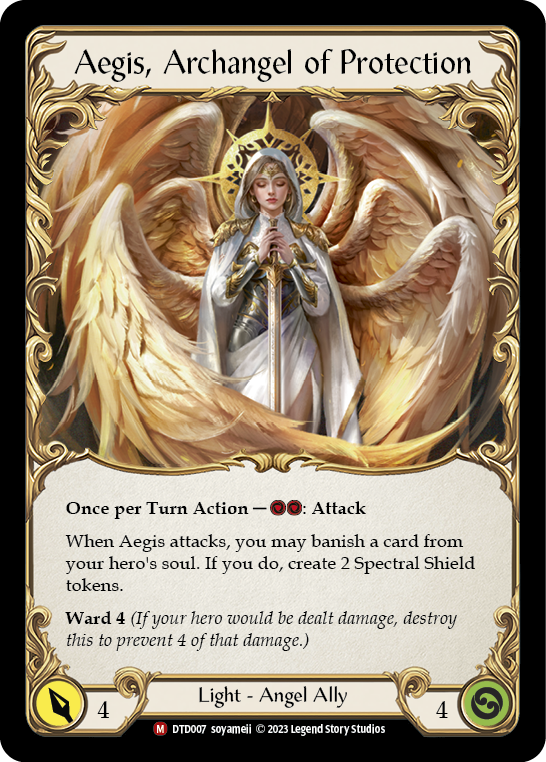 Figment of Protection // Aegis, Archangel of Protection