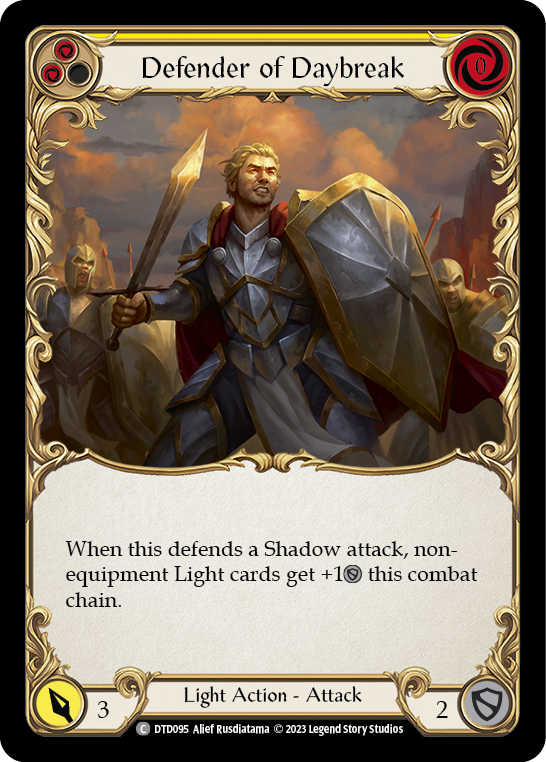 Defender of Daybreak - Yellow