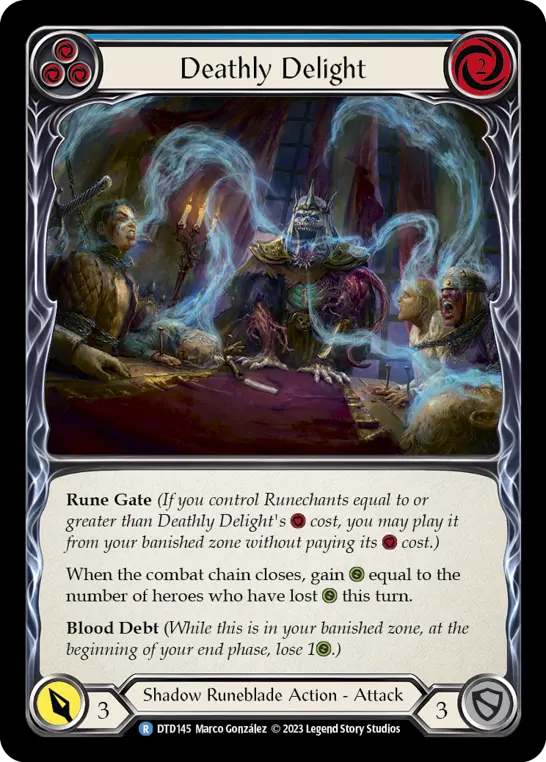 Deathly Delight - Blue