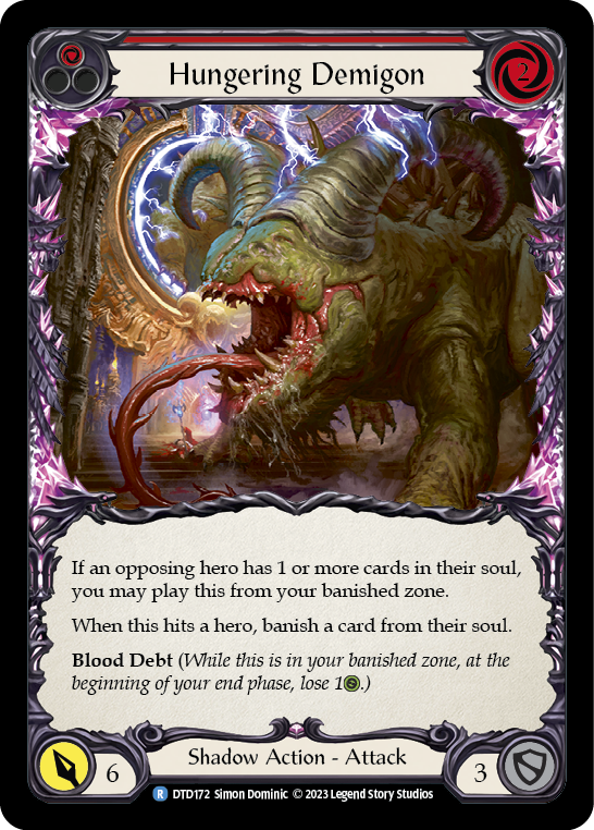Hungering Demigon - Red