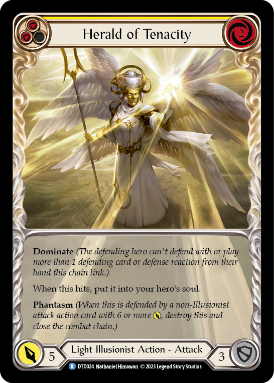 Herald of Tenacity - Yellow
