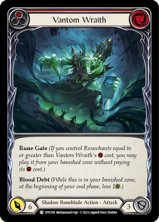 Vantom Wraith - Red