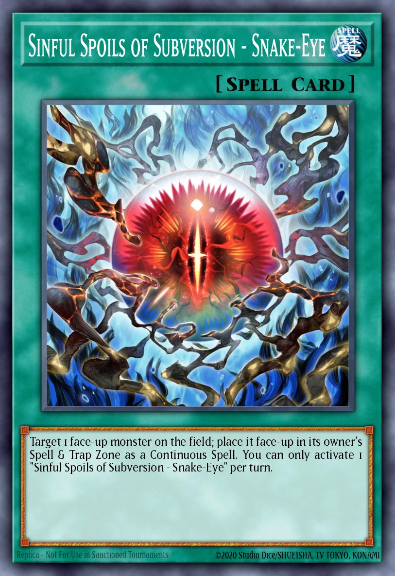 Sinful Spoils of Subversion - Snake-Eye