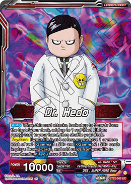 Dr. Hedo // Dr Hedo, Admiration for Heroes