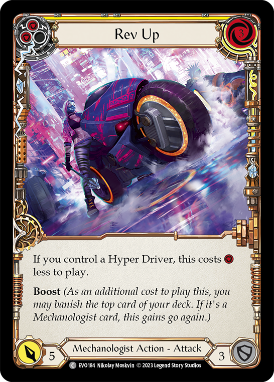 Rev Up - Yellow