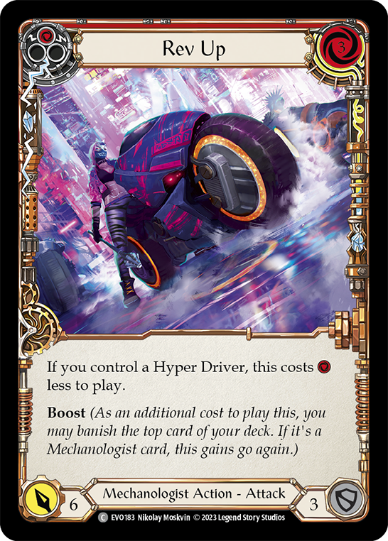 Rev Up - Red