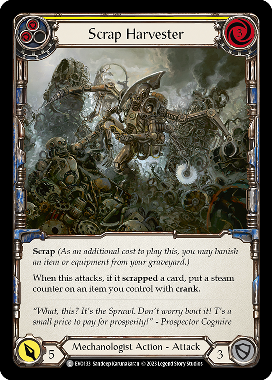 Scrap Harvester - Yellow