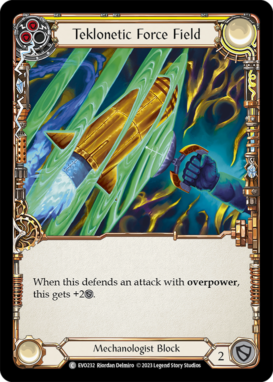 Teklonetic Force Field - Yellow