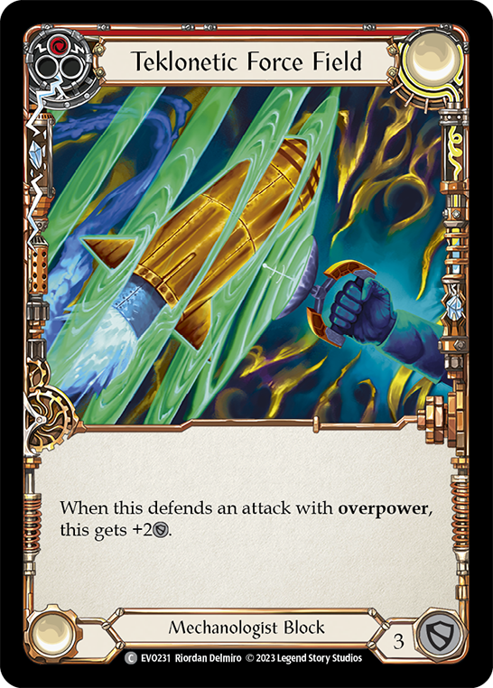Teklonetic Force Field - Red