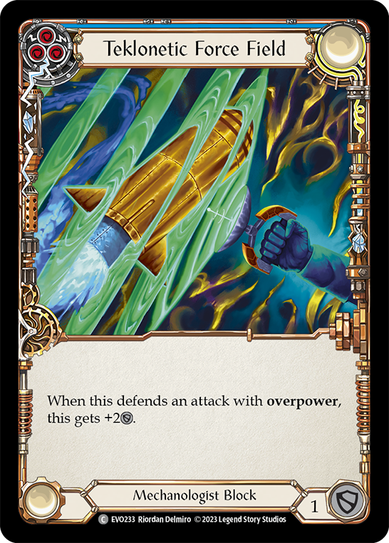 Teklonetic Force Field - Blue