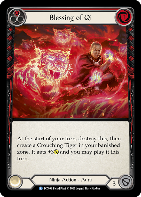 Blessing of Qi - Red