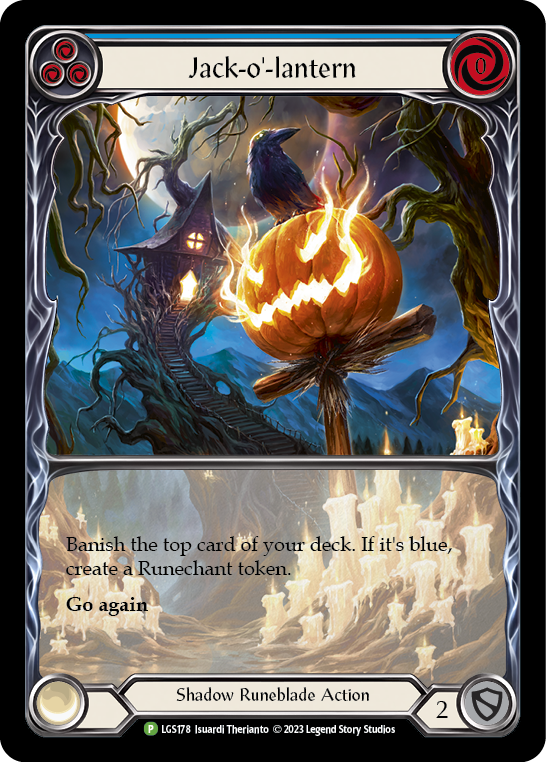 Jack-o'-lantern - Blue