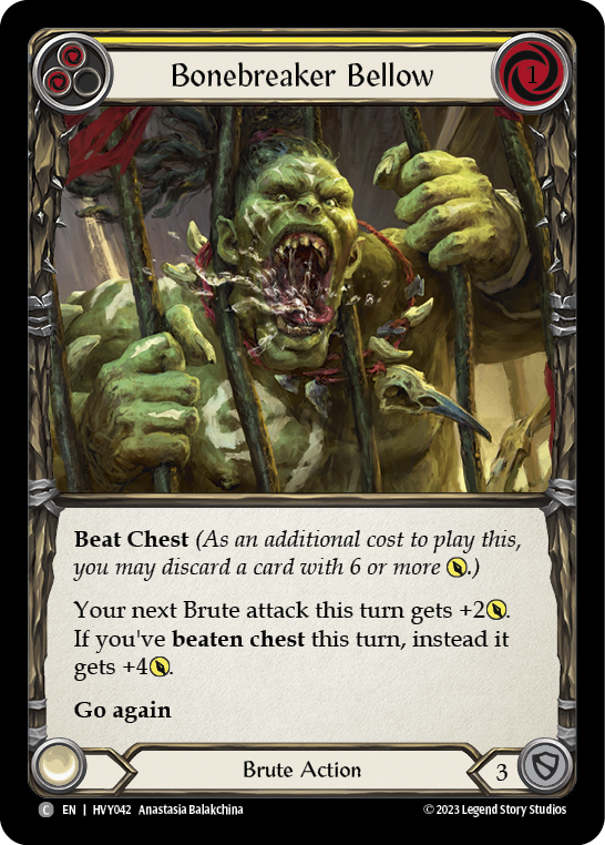 Bonebreaker Bellow - Yellow
