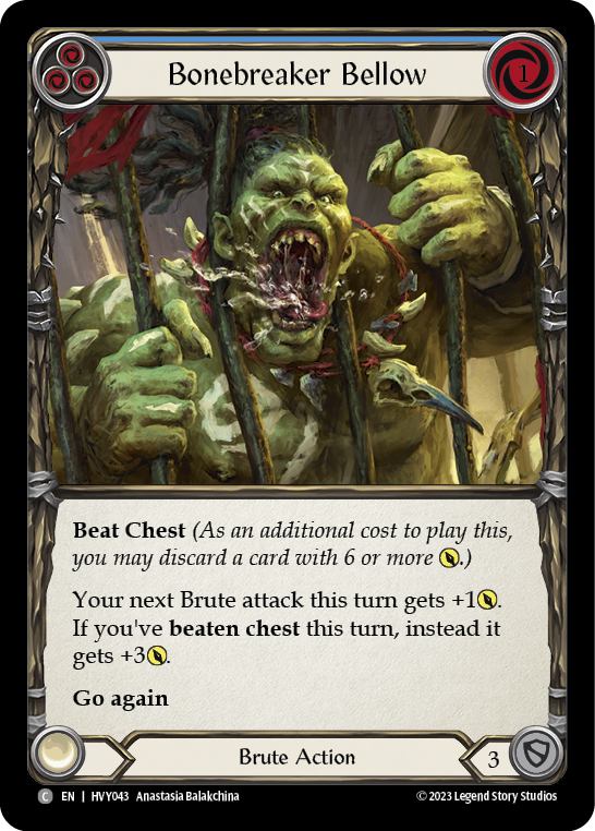 Bonebreaker Bellow - Blue
