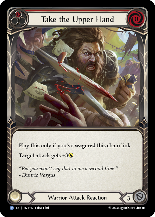 Take the Upper Hand - Red