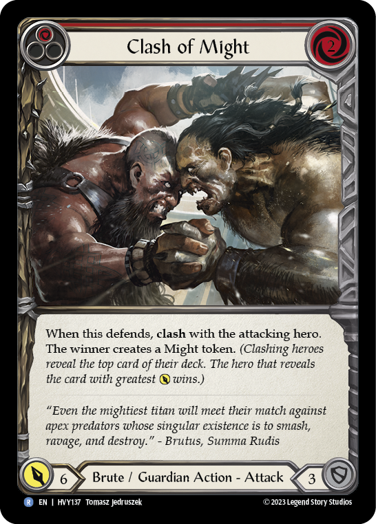 Clash of Might - Red
