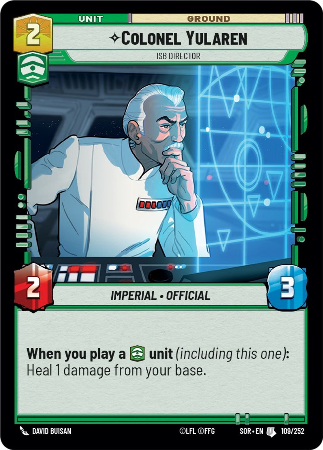 Colonel Yularen - ISB Director