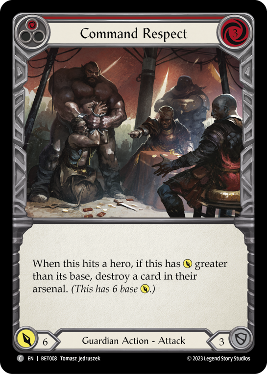 Command Respect - Red