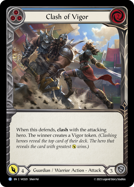 Clash of Vigor - Blue