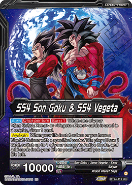 SS4 Son Goku & SS4 Vegeta // SS4 Vegito, Sparking Potara Warrior