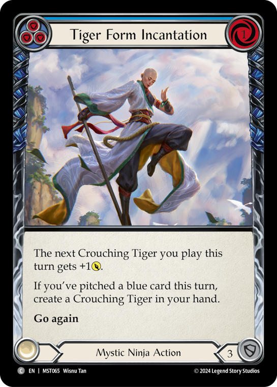 Tiger Form Incantation - Blue