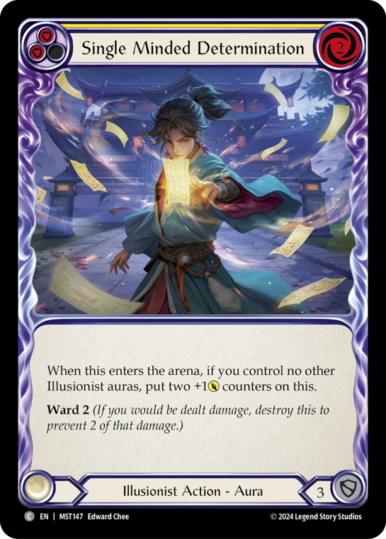 Single Minded Determination - Yellow