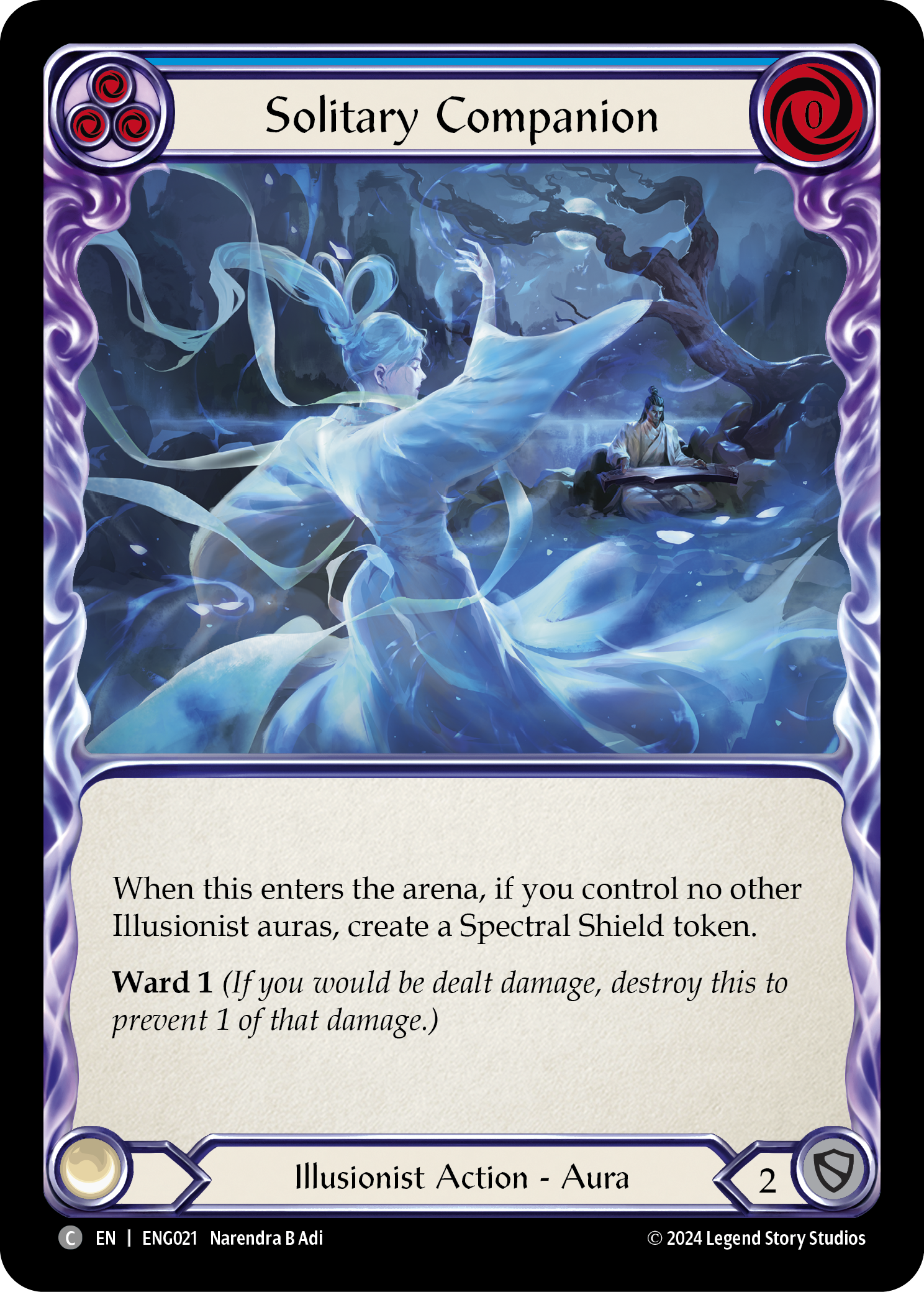 Solitary Companion - Blue