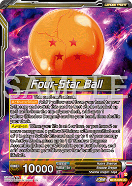 Nuova Shenron, Ferocious Soldier // Four-Star Ball