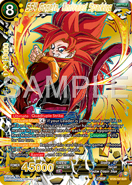 SS4 Gogeta, Unrivaled Sparking