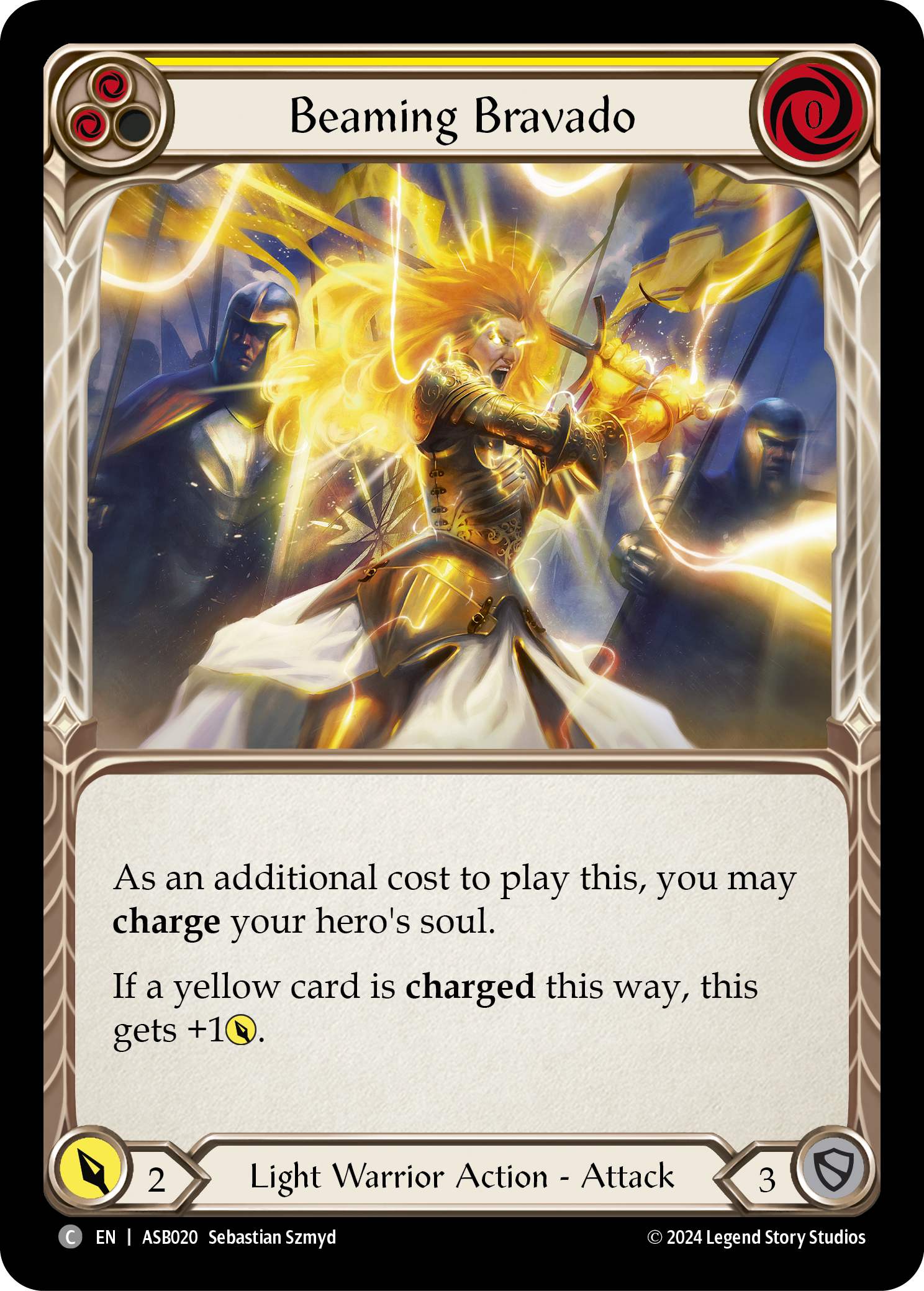 Beaming Bravado - Yellow