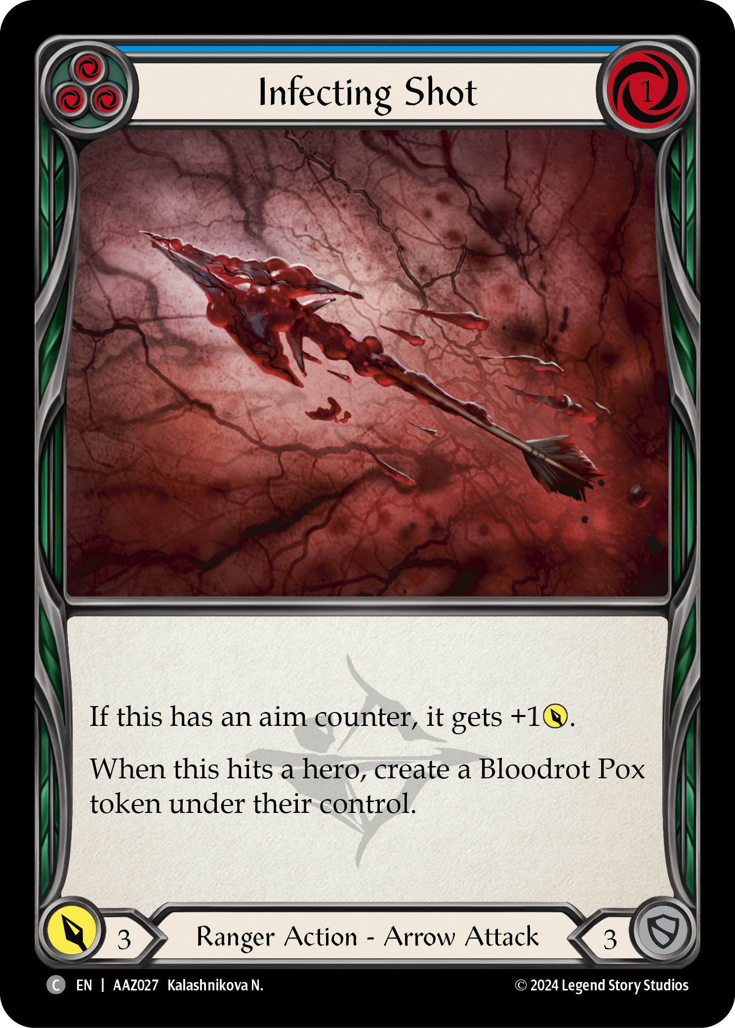 Infecting Shot - Blue