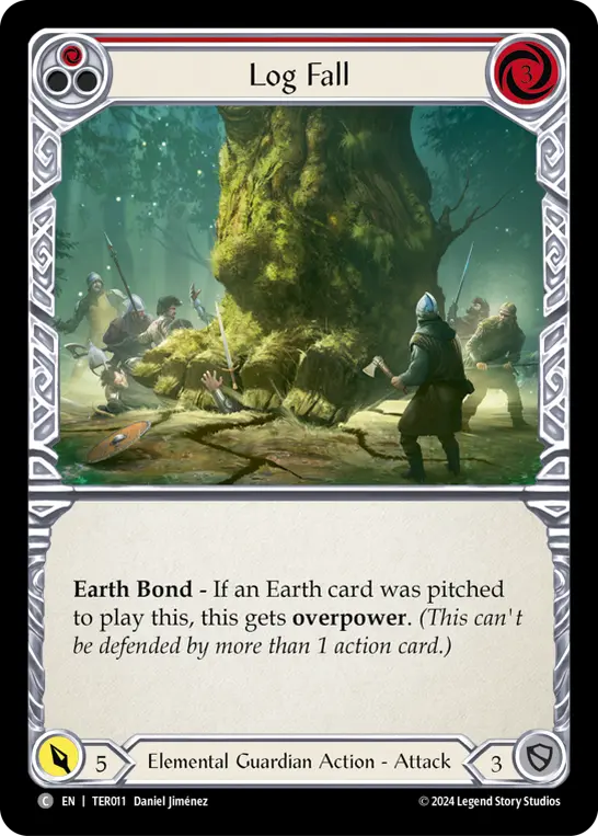 Log Fall - Red