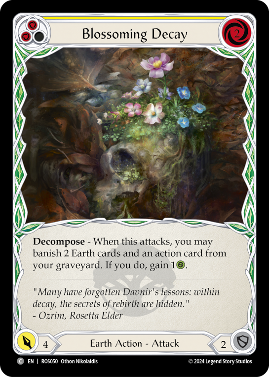 Blossoming Decay - Yellow
