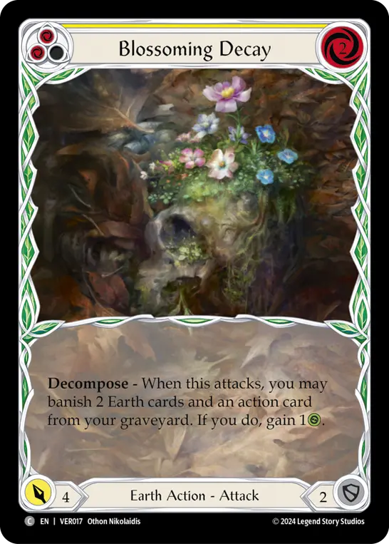 Blossoming Decay - Yellow