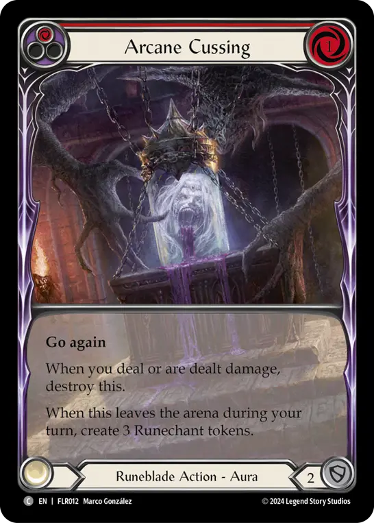 Arcane Cussing - Red