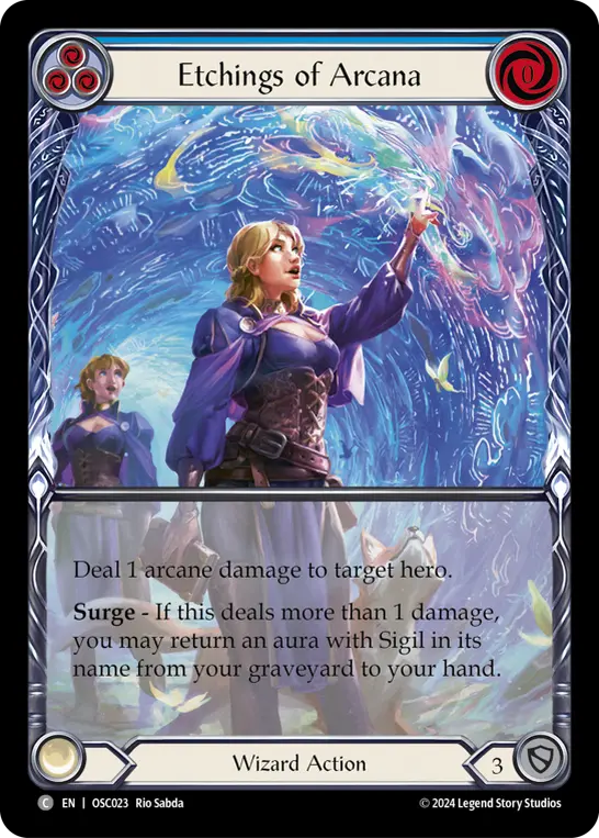 Etchings of Arcana - Blue