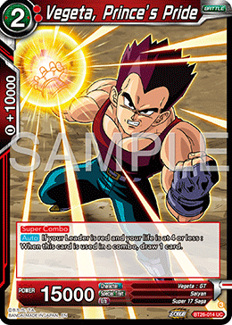 Vegeta, Prince's Pride