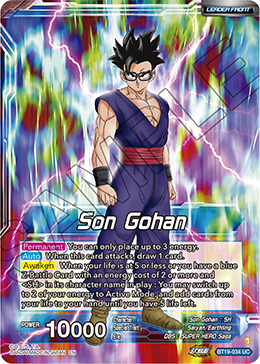 Son Gohan // Son Gohan, Former Glory Regained