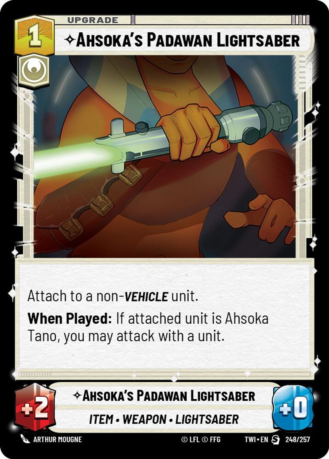 Ahsoka’s Padawan Lightsaber