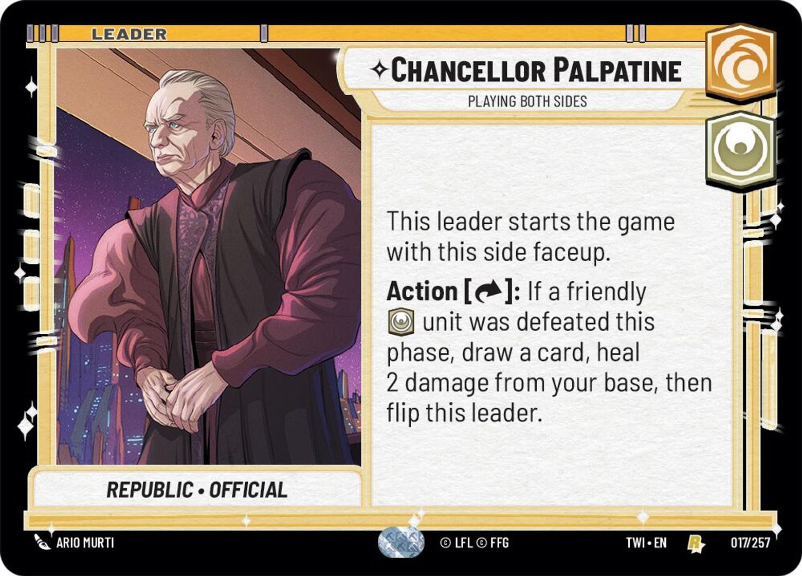 Chancellor Palpatine - Playing Both Sides