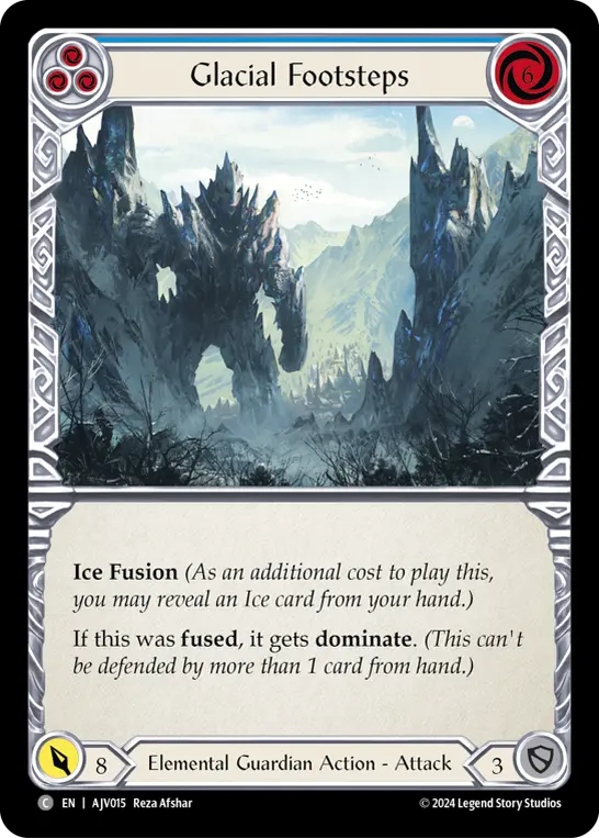 Glacial Footsteps - Blue