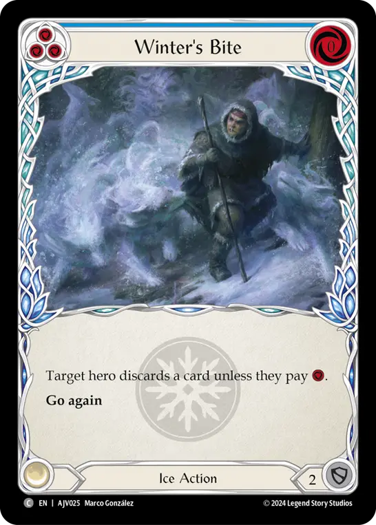Winter's Bite - Blue