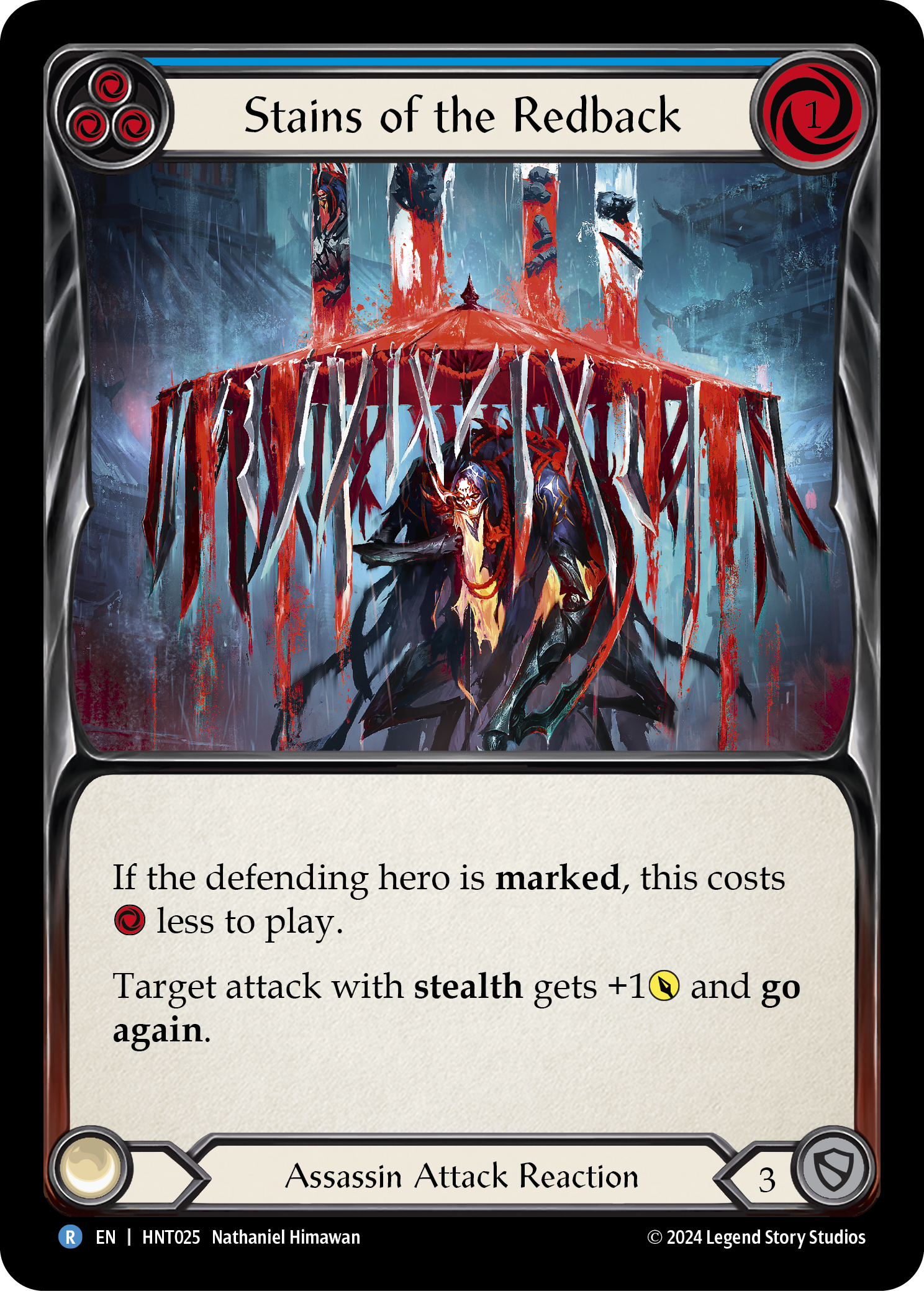 Stains of the Redback - Blue