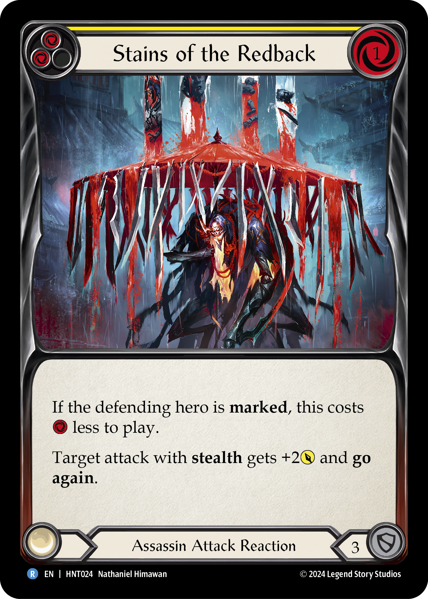 Stains of the Redback - Yellow